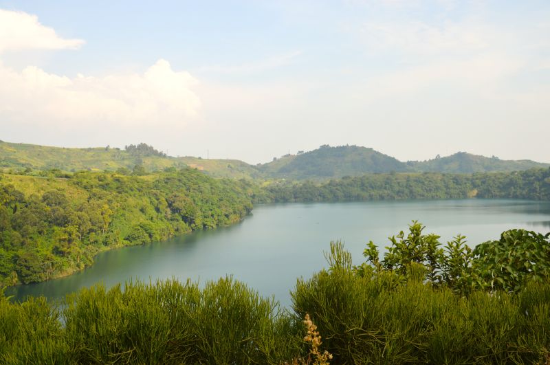 Les lacs de cratères dans le Parc Queen Elisabeth