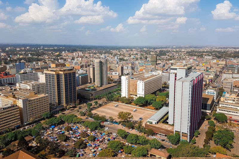 Pourquoi le parc de Nairobi a-t-il été créé en pleine ville ?